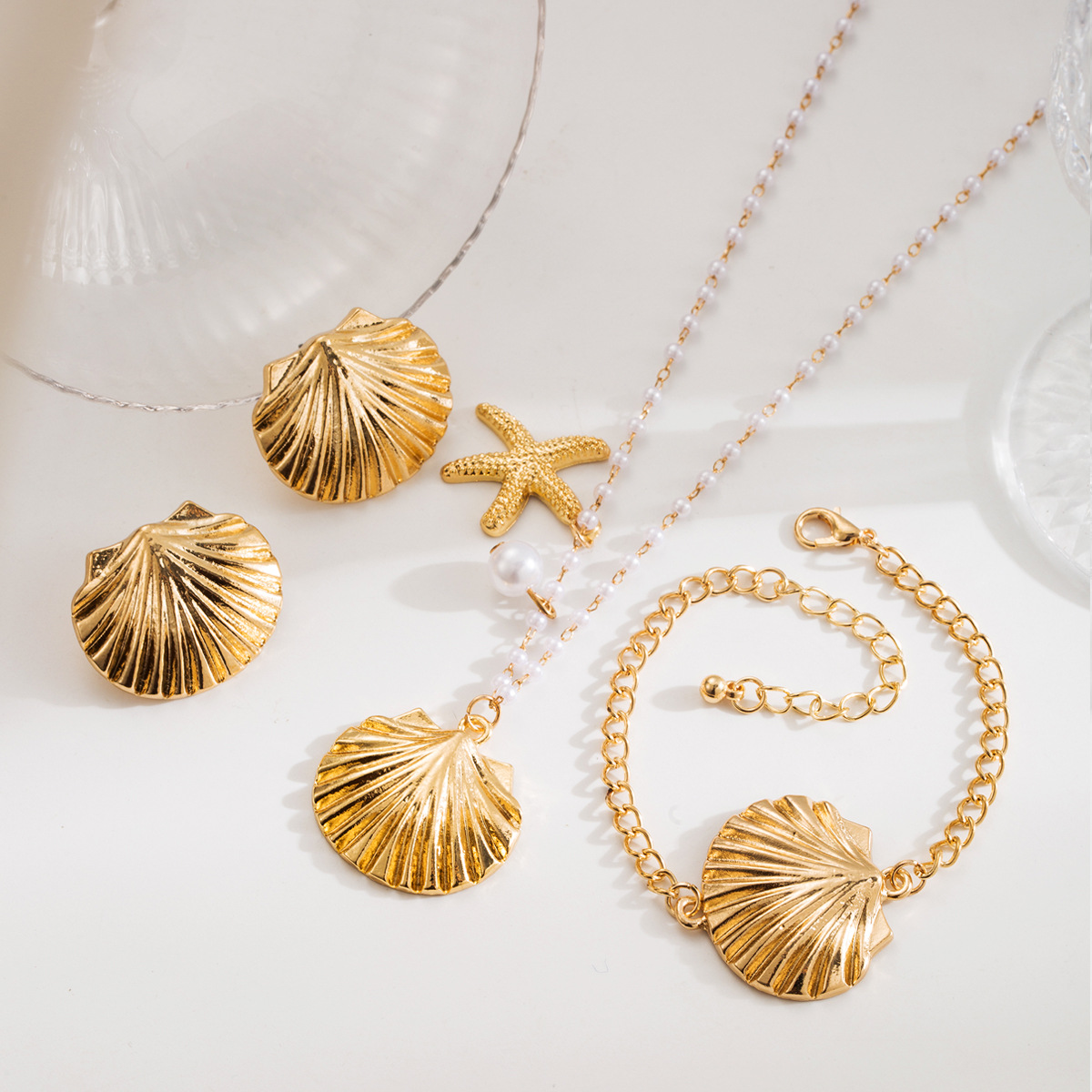 Y2K Ethnic Fashion - Boho Metal Big Starfish Star Pendant