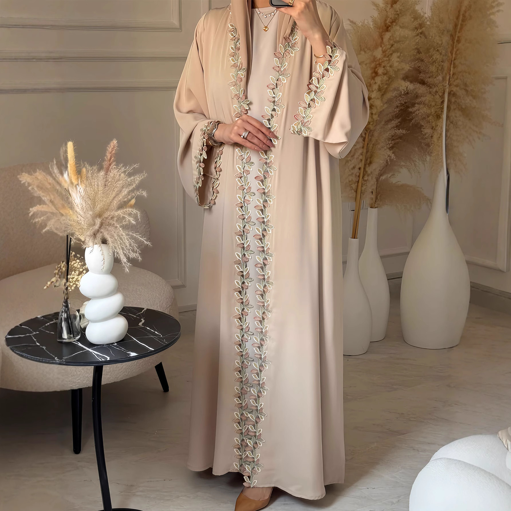 Eid Dress Cardigan Abaya Women - Jalabiya Women Arabic incelemesi ve fiyatı