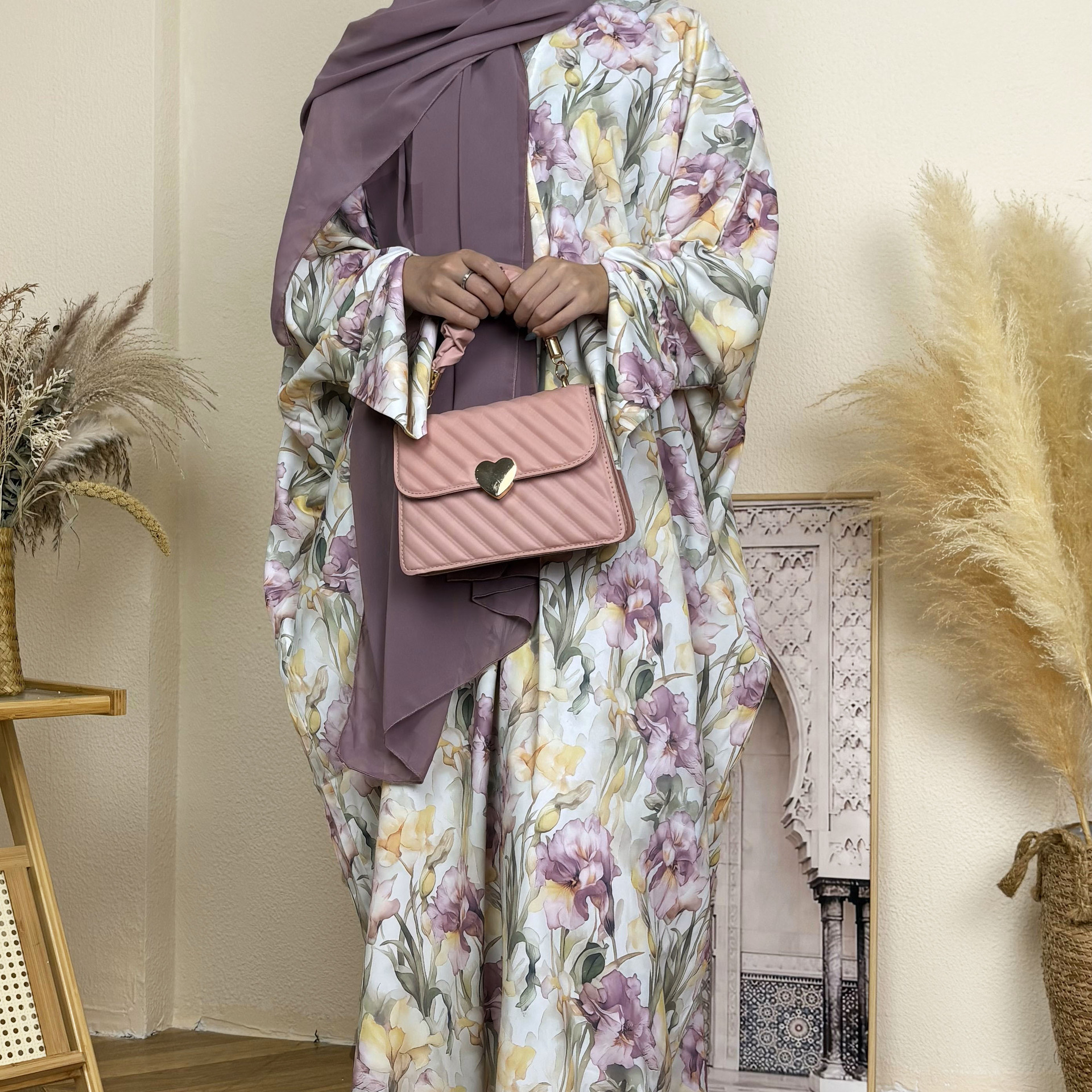 Eid Dubai Women Cardigan Dress - Jalabiya Women Arabic incelemesi ve fiyatı