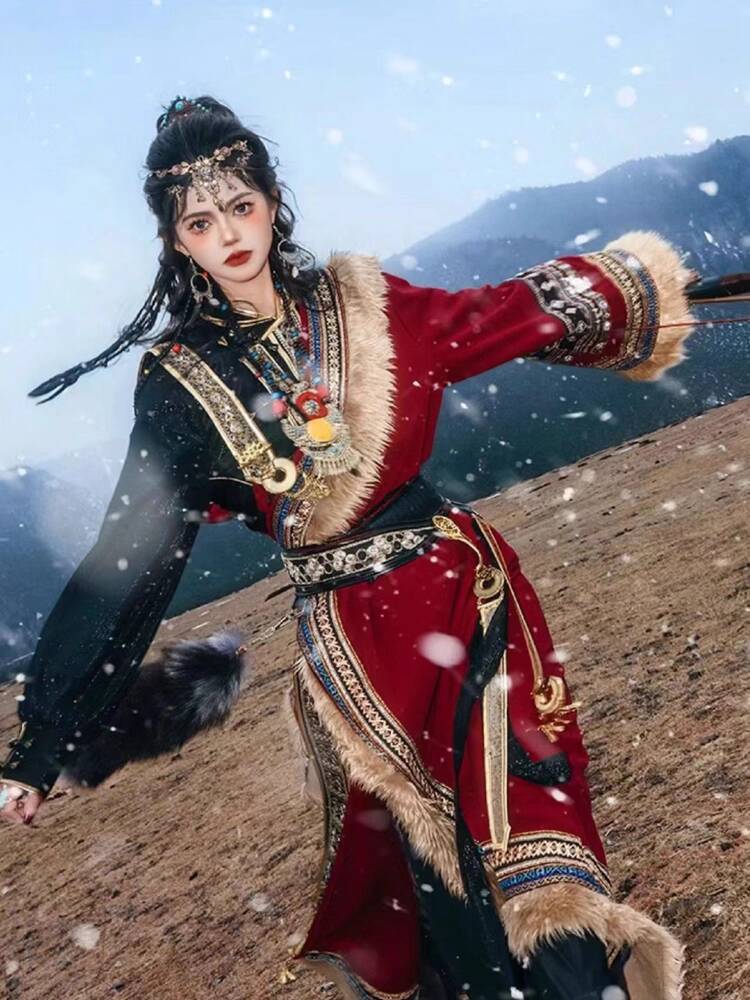 New Tibetan robe Tibet brigade - Ethnic Clothing & Online Fashion Store Khaadi Uk incelemesi ve fiyatı