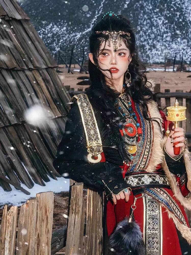 New Tibetan robe Tibet brigade - Ethnic Clothing & Online Fashion Store Khaadi Uk incelemesi ve fiyatı