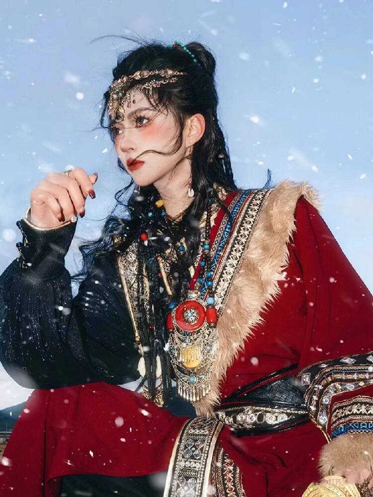 New Tibetan robe Tibet brigade - Ethnic Clothing & Online Fashion Store Khaadi Uk incelemesi ve fiyatı