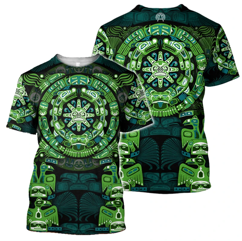 Retro Ethnic Aztec Mexico T-sh - Y2K Ethnic Fashion incelemesi ve fiyatı