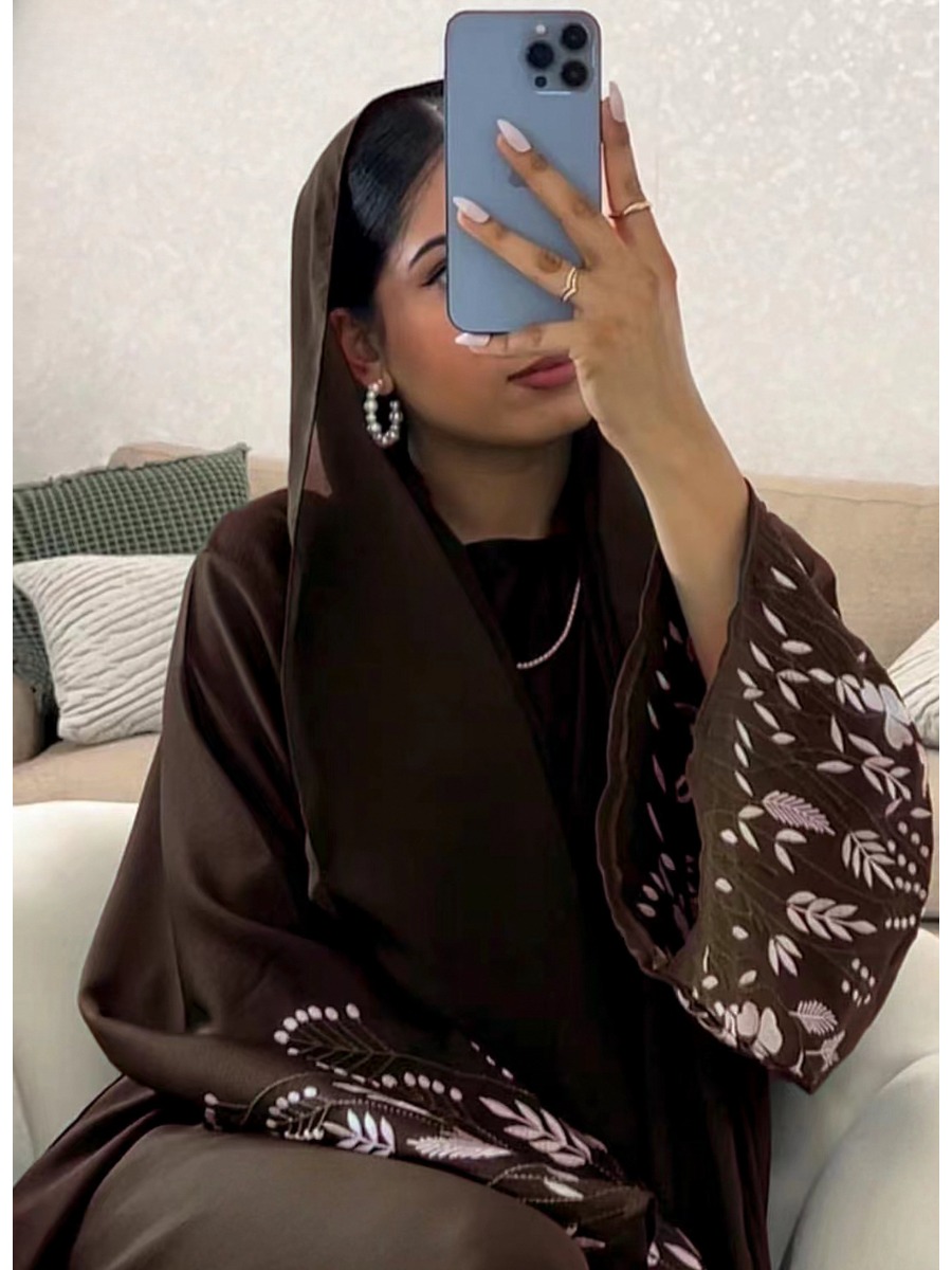 Turkey Emboridery Abaya for Wo - Jalabiya Women Arabic incelemesi ve fiyatı