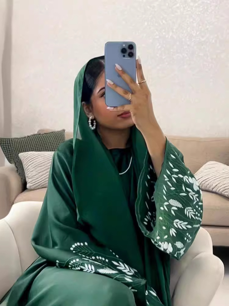 Turkey Emboridery Abaya for Wo - Jalabiya Women Arabic incelemesi ve fiyatı