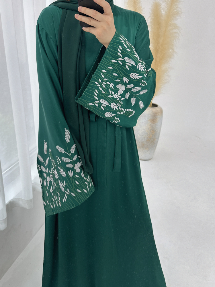 Turkey Emboridery Abaya for Wo - Jalabiya Women Arabic incelemesi ve fiyatı