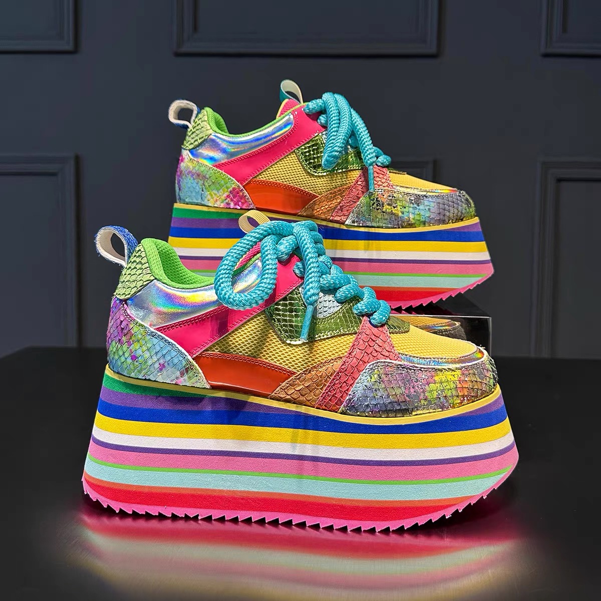 Women Casual Shoes High Platfo - Ethnic Modern Fashion incelemesi ve fiyatı