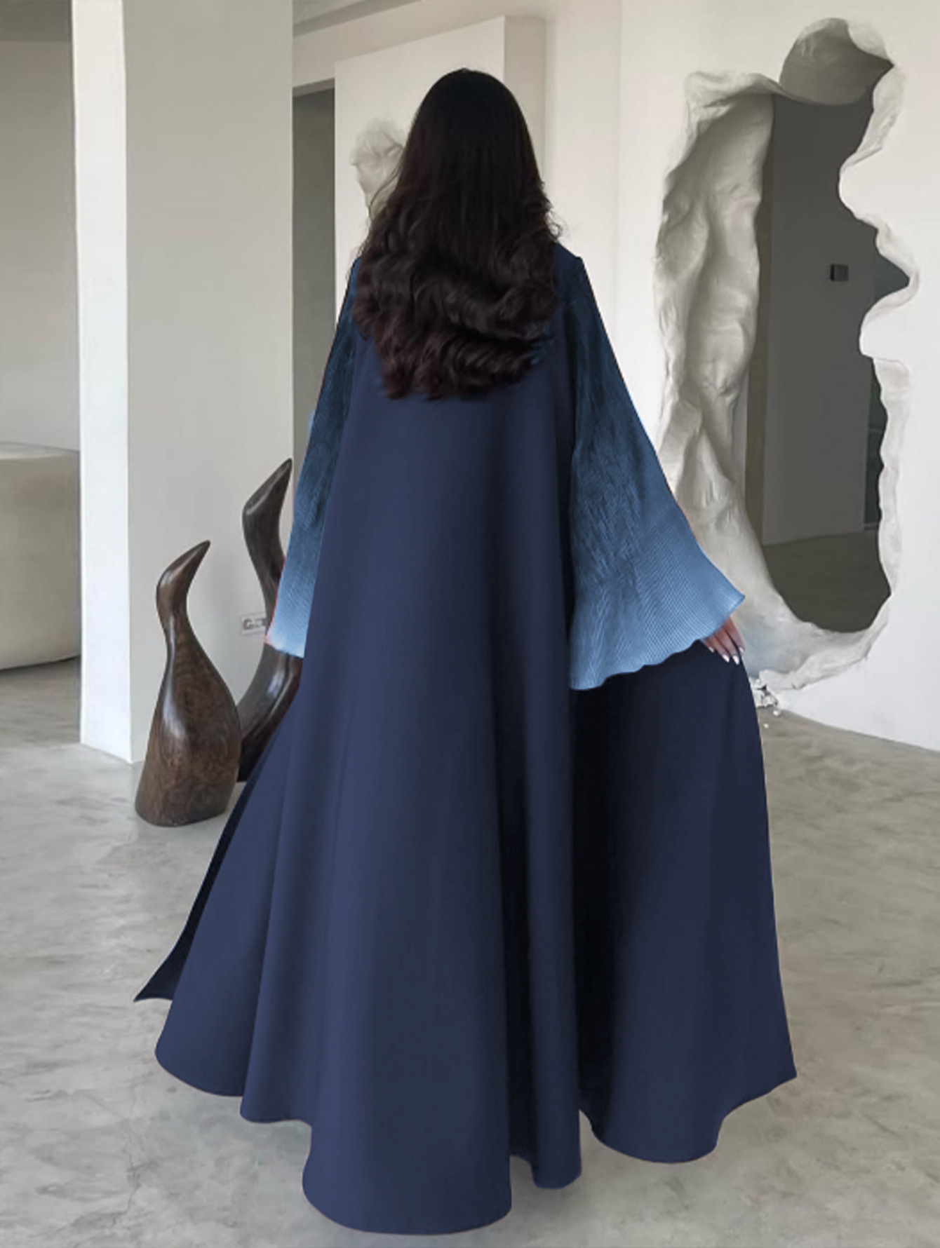 Eid Women Abaya Chiffon Dress  - Jalabiya Women Arabic incelemesi ve fiyatı