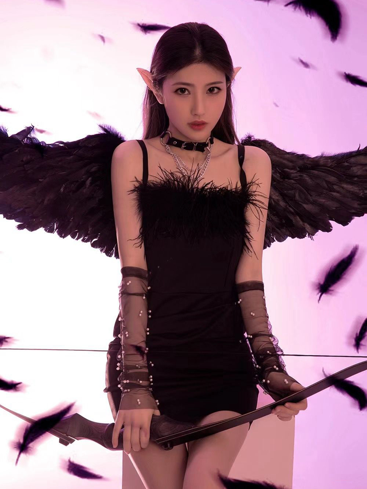 Queen's Dark Angel Elf Hallowe - Ethnic Fashion Photography incelemesi ve fiyatı