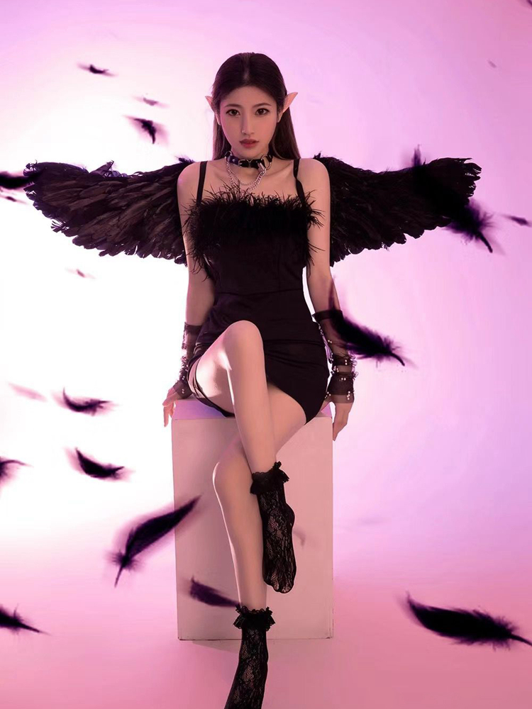 Queen's Dark Angel Elf Hallowe - Ethnic Fashion Photography incelemesi ve fiyatı