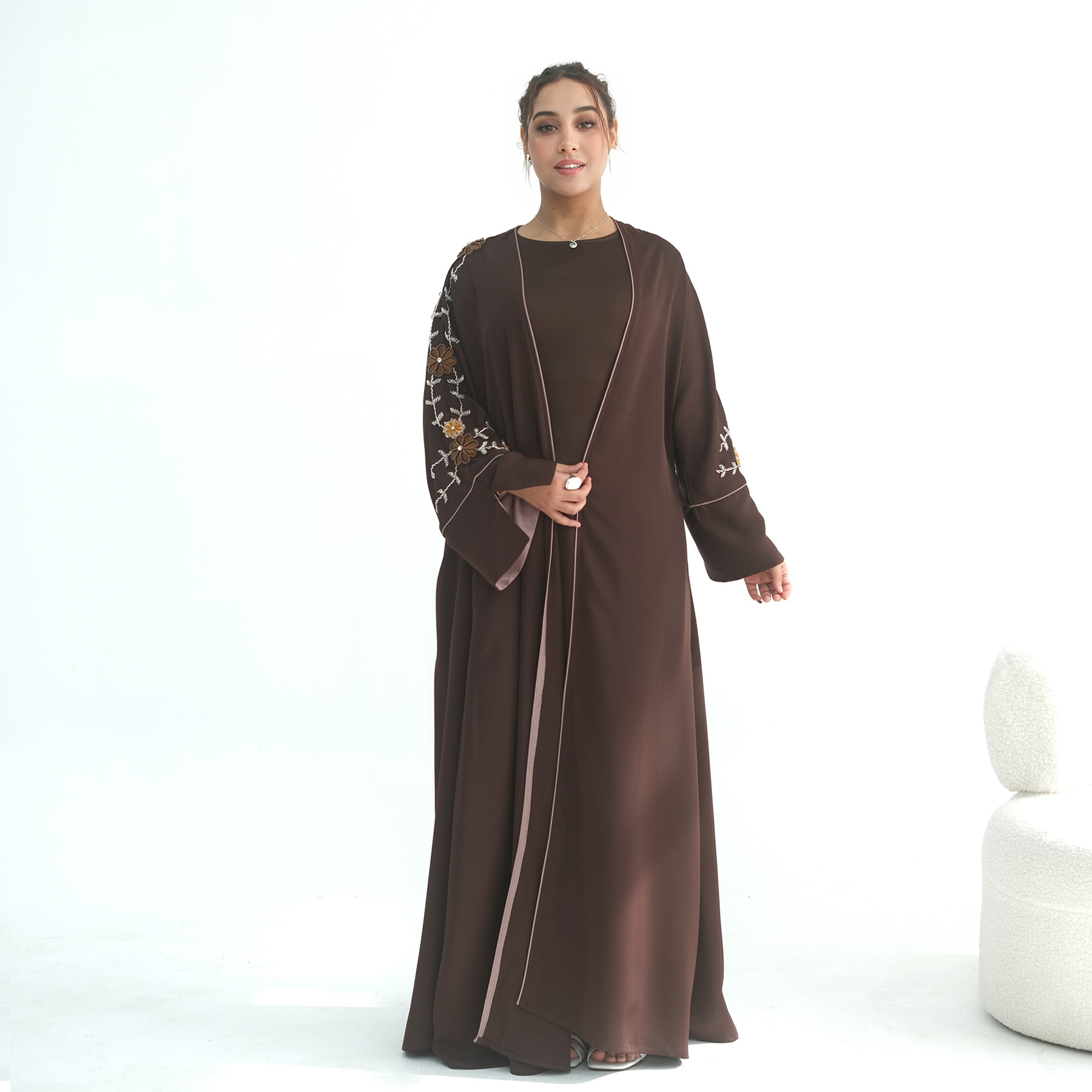 Eid Women Abaya Embroidery Bea - Jalabiya Women Arabic incelemesi ve fiyatı