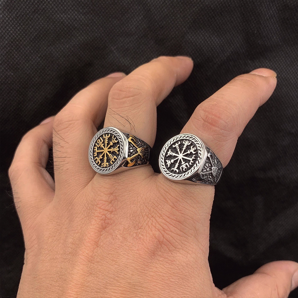 Vintage Viking Men Rings Stain - Ethnic Fashion Men incelemesi ve fiyatı