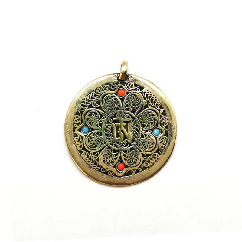 Tibetan OM Mantras Amulet Copp - Ethnic Fashion Com incelemesi ve fiyatı