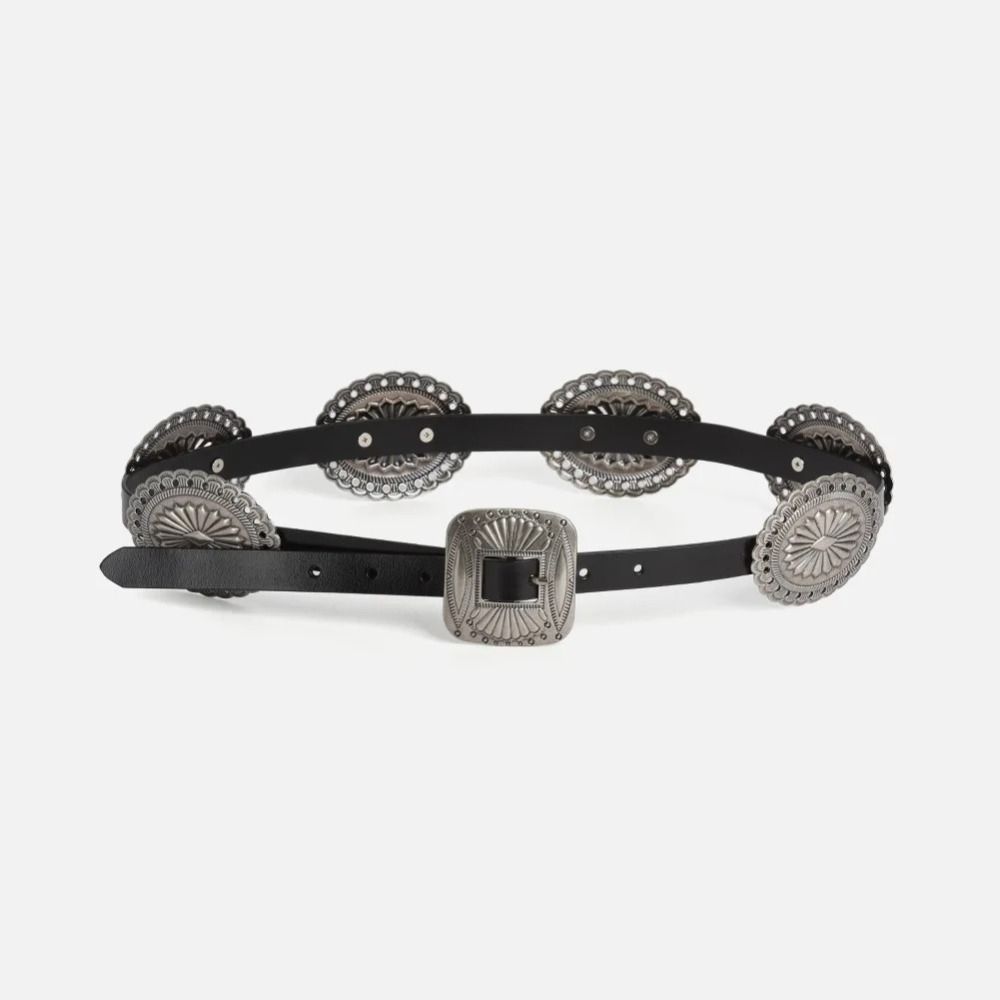 Fashion Y2K Metal Carved Belts - Y2K Ethnic Fashion incelemesi ve fiyatı