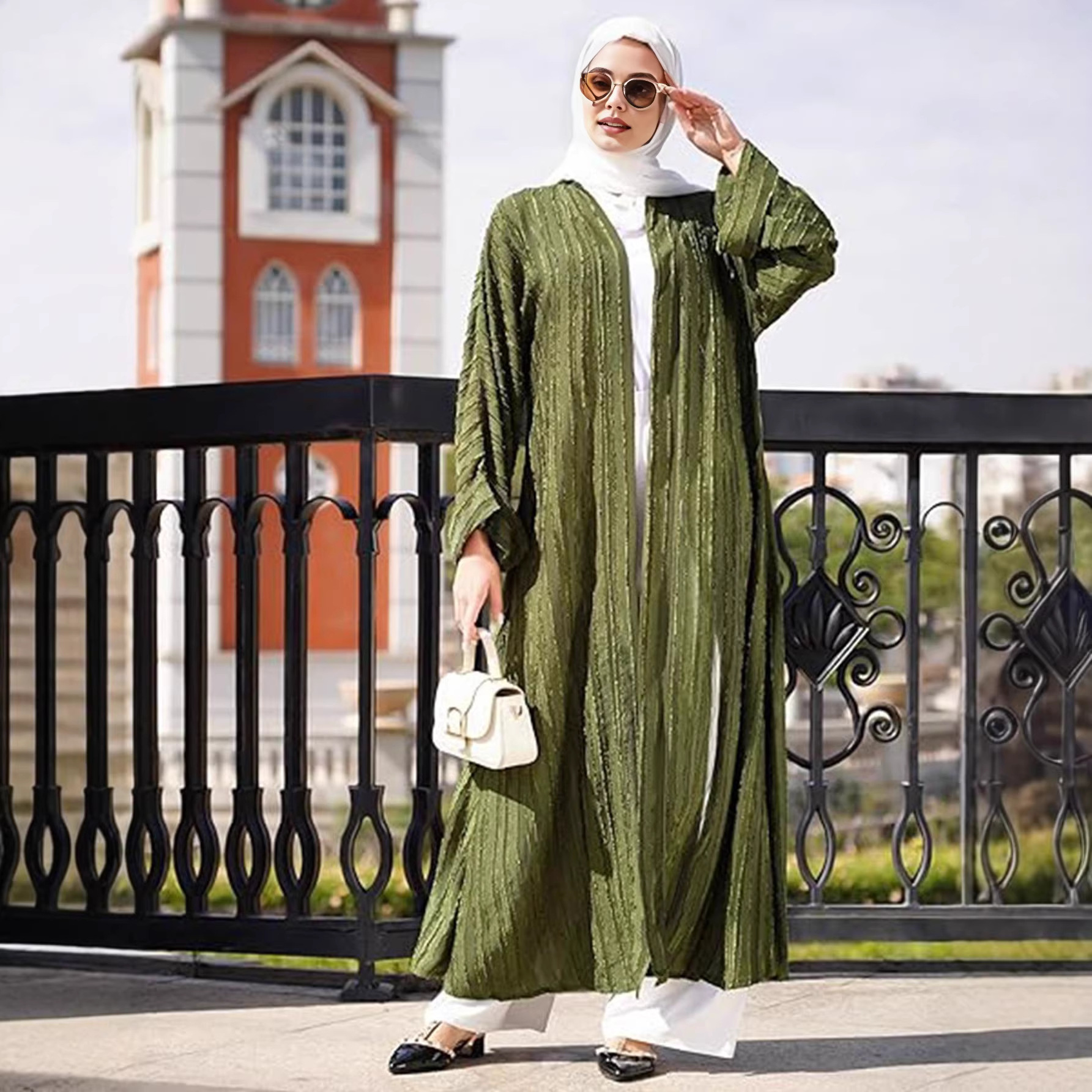 Ramadan Dubai Open Abaya Kimon - Jalabiya Women Arabic incelemesi ve fiyatı