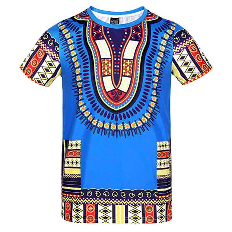 Summer Harajuku 3D Print Afric - Kids Ethnic Fashion incelemesi ve fiyatı