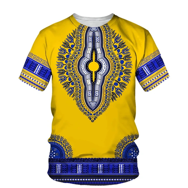 Summer Harajuku 3D Print Afric - Kids Ethnic Fashion incelemesi ve fiyatı