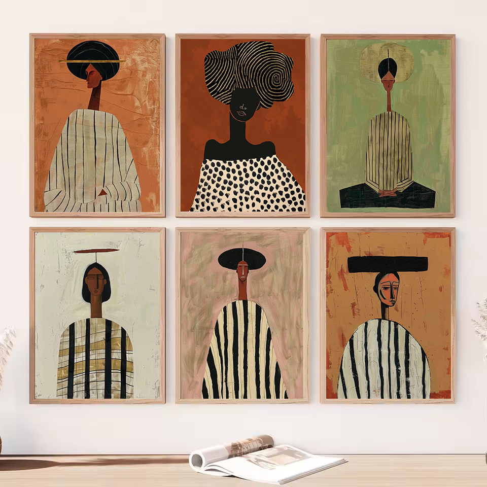Fashion Abstract African Figur - Ethnic Contemporary Fashion incelemesi ve fiyatı