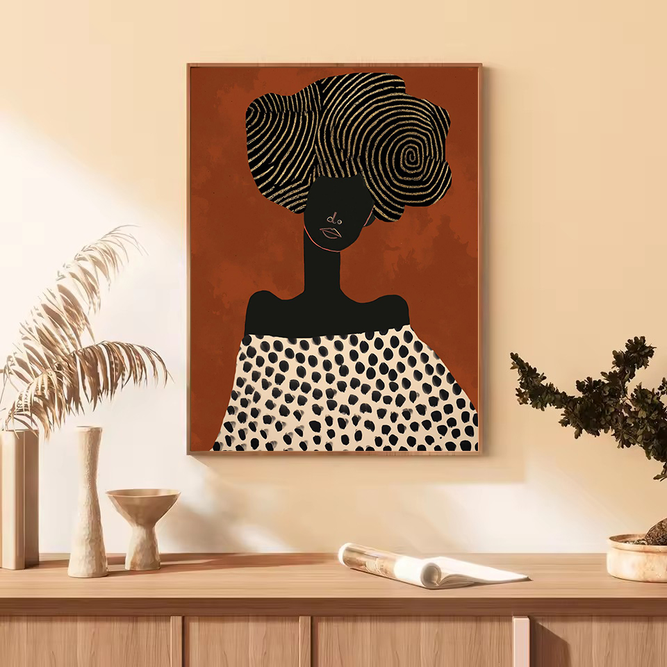 Fashion Abstract African Figur - Ethnic Contemporary Fashion incelemesi ve fiyatı