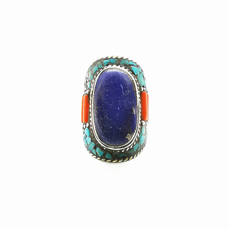 Tibetan Big Rings for Man Whit - Ethnic Fashion Com incelemesi ve fiyatı