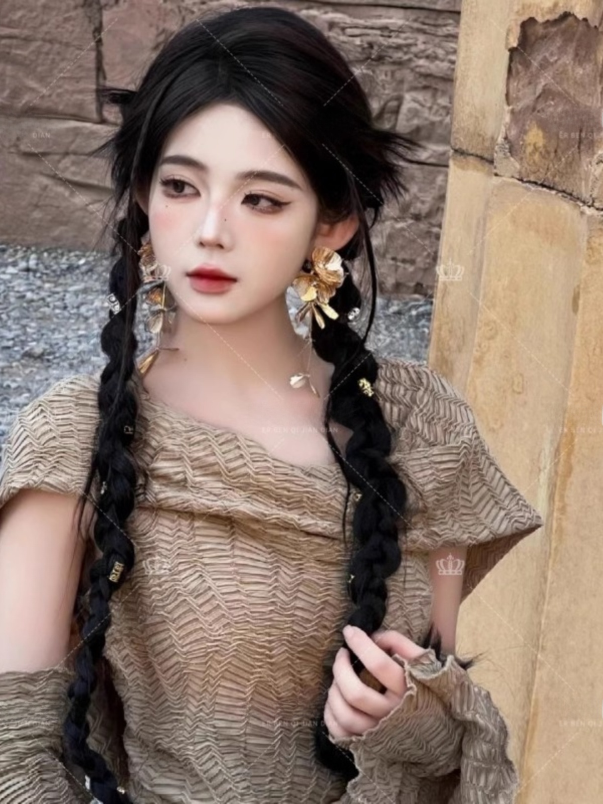 Desert  Themed Long Dress Wome - Ethnic Fashion Photography incelemesi ve fiyatı