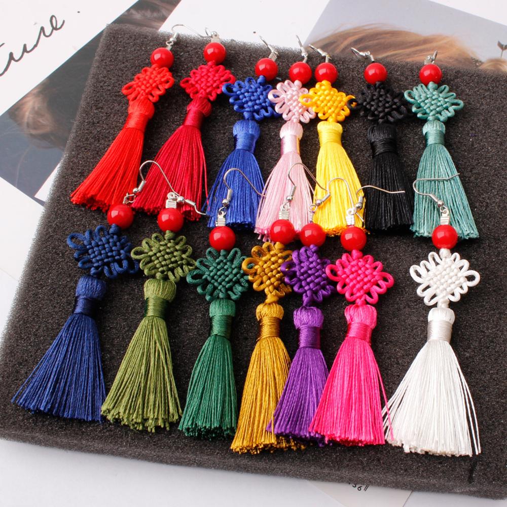 Colorful Thread Braided Chines - Y2K Ethnic Fashion incelemesi ve fiyatı