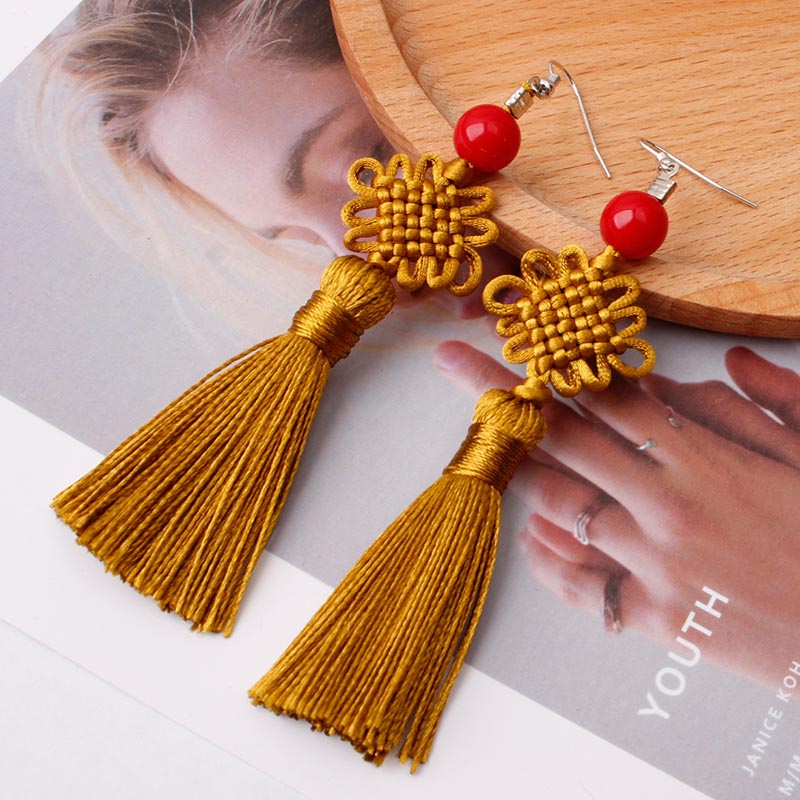 Colorful Thread Braided Chines - Y2K Ethnic Fashion incelemesi ve fiyatı