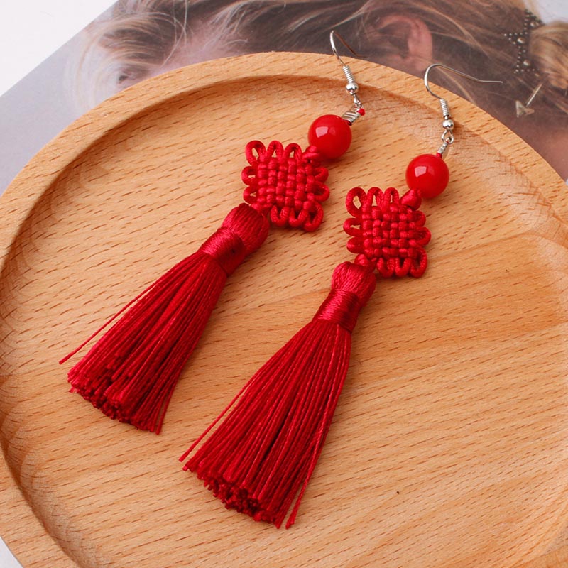 Colorful Thread Braided Chines - Y2K Ethnic Fashion incelemesi ve fiyatı