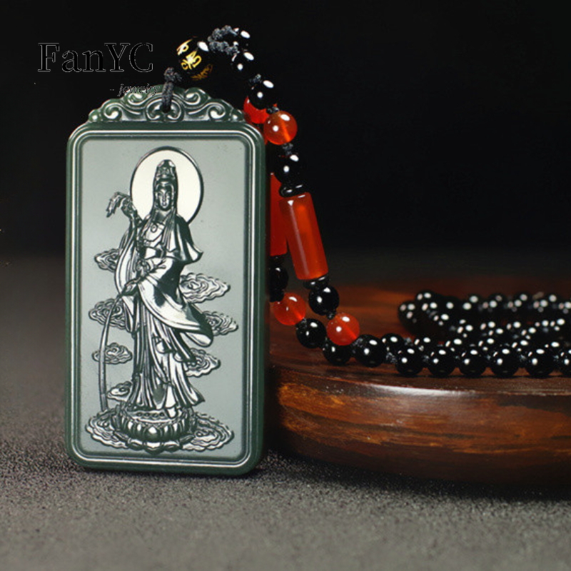 Natural Hetian Jade Qingyu Gua - Ethnic Fashion Men incelemesi ve fiyatı
