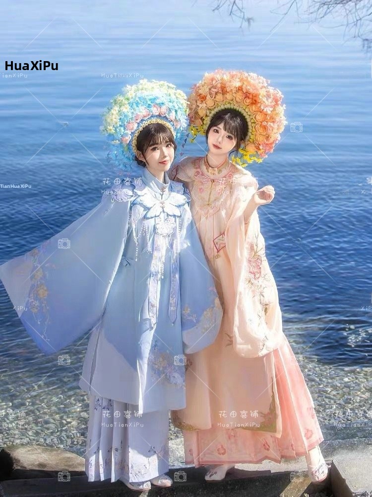 Xunpu Girl's Ming Dynasty Hanf - Ethnic Fashion Photography incelemesi ve fiyatı
