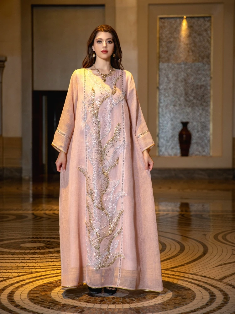Eid Muslim Party Dress for Wom - Jalabiya Women Arabic incelemesi ve fiyatı