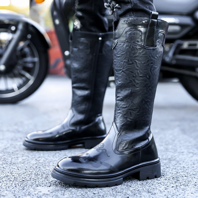 Men's Mid-calf Boots High Qual - Ethnic Fashion Men incelemesi ve fiyatı