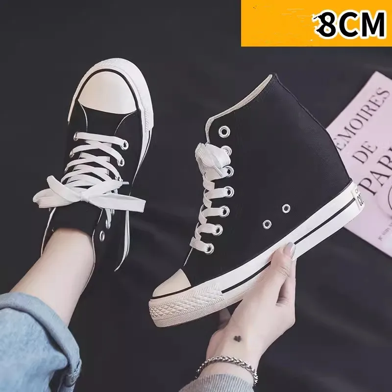 High 8cm Platform Canvas Shoes - Ethnic Modern Fashion incelemesi ve fiyatı
