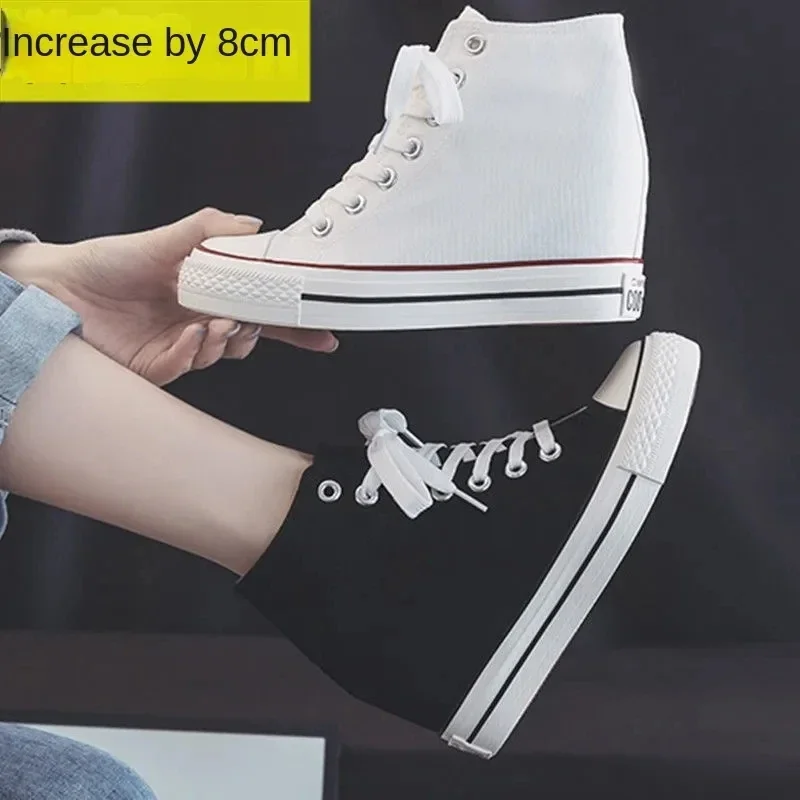 High 8cm Platform Canvas Shoes - Ethnic Modern Fashion incelemesi ve fiyatı