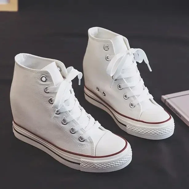 High 8cm Platform Canvas Shoes - Ethnic Modern Fashion incelemesi ve fiyatı