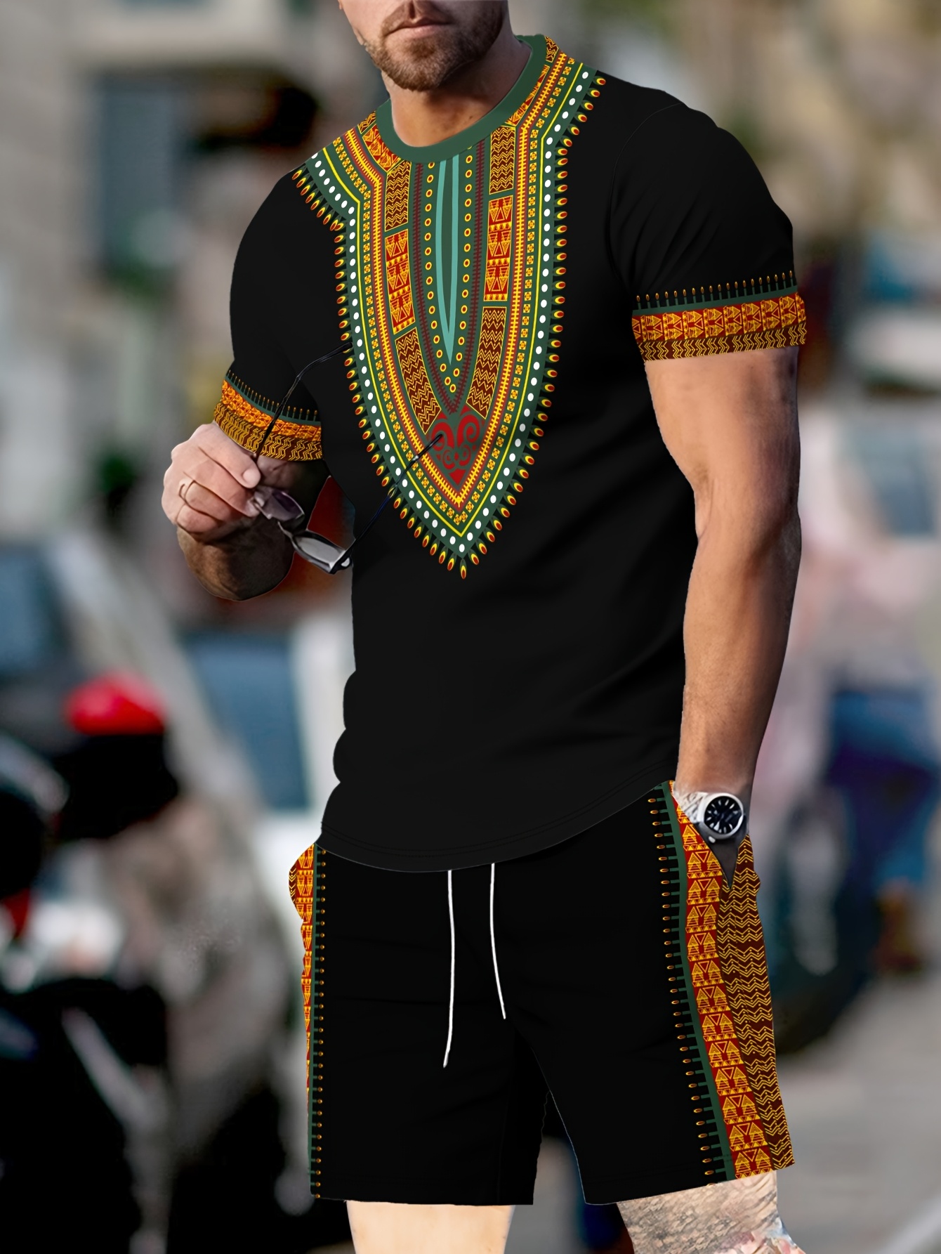 New Men's Suits African Dashik - Dashiki Shirt Men incelemesi ve fiyatı