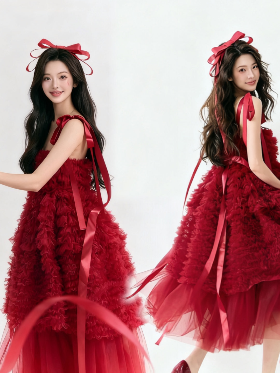 Red Tulle Skirt Artistic Birth - Ethnic Clothing & Online Fashion Store Khaadi Uk incelemesi ve fiyatı