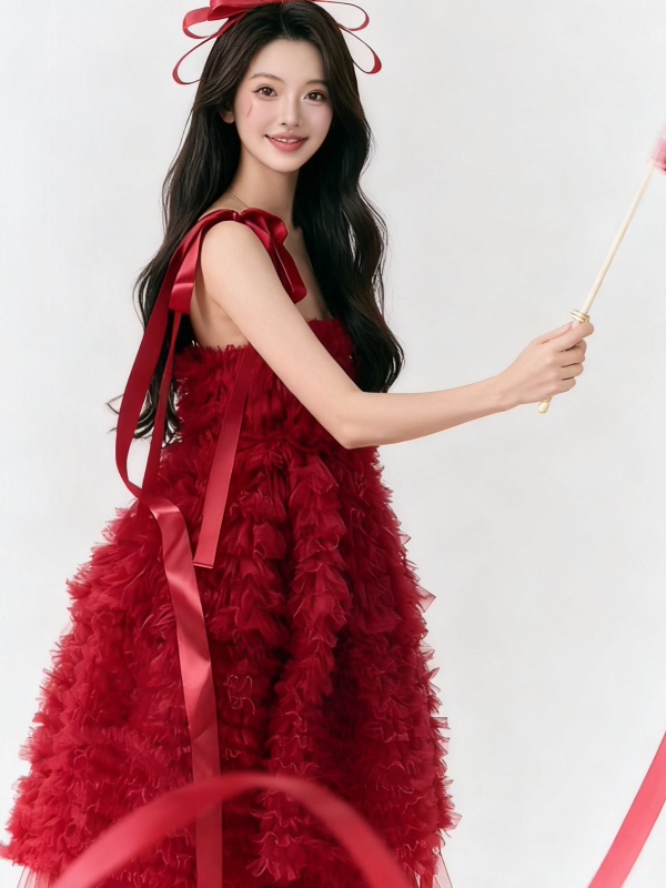 Red Tulle Skirt Artistic Birth - Ethnic Clothing & Online Fashion Store Khaadi Uk incelemesi ve fiyatı