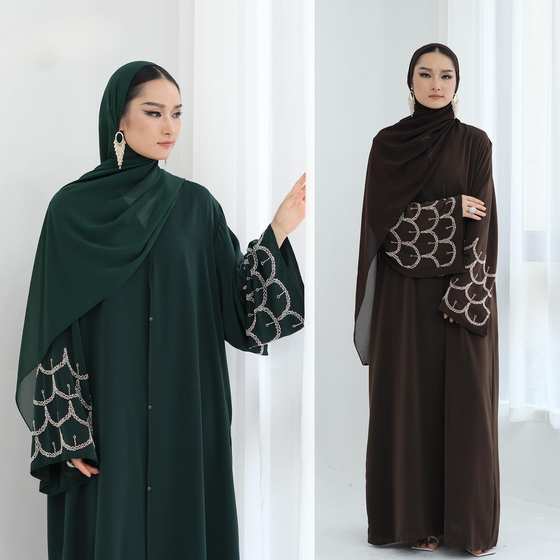 embroidery Women Dress Abaya c - Jalabiya Women Arabic incelemesi ve fiyatı