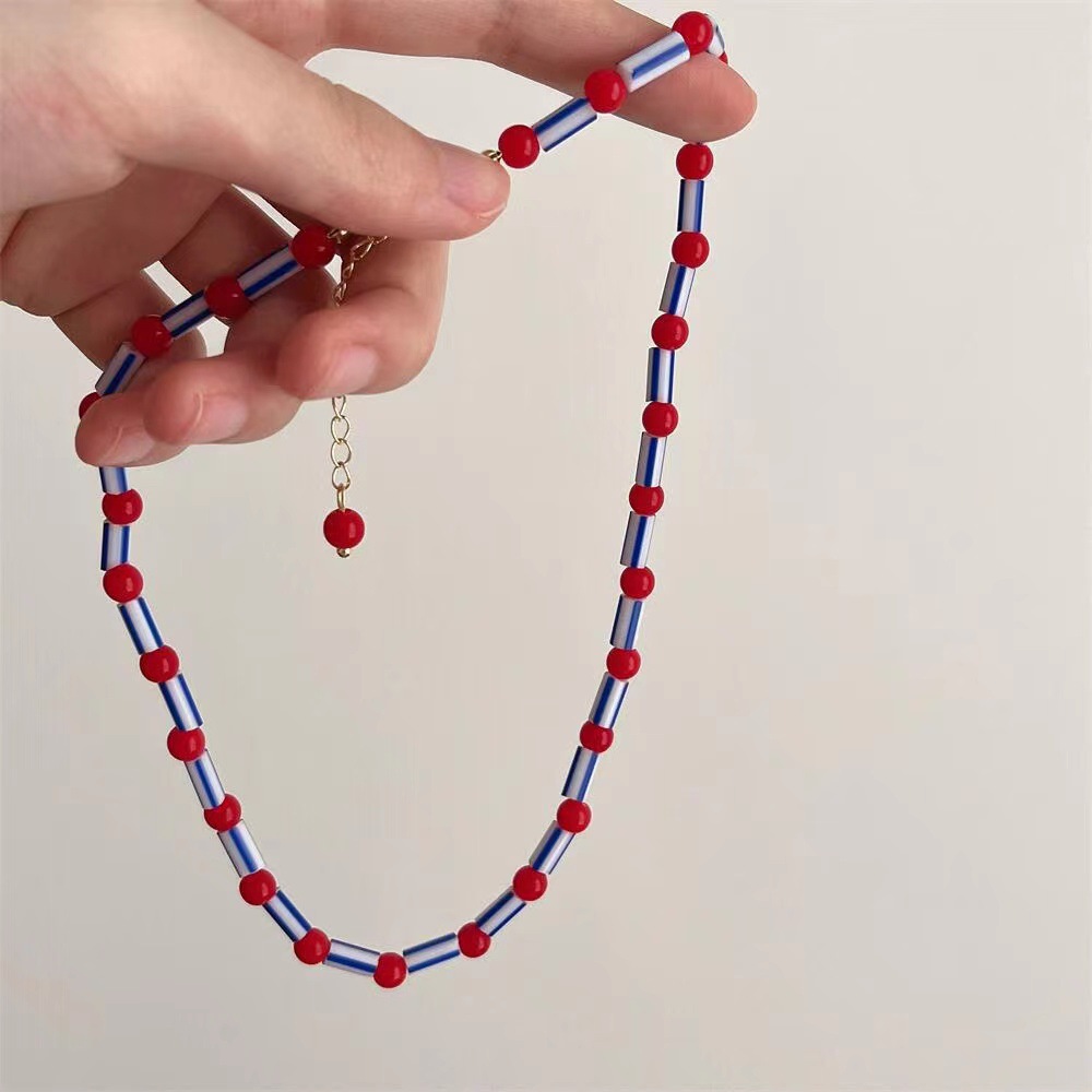 Fashion Colorful Beaded Neckla - Y2K Ethnic Fashion incelemesi ve fiyatı