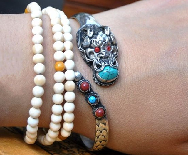 Tibetan Bangles Metal Copper D - Ethnic Fashion Com incelemesi ve fiyatı