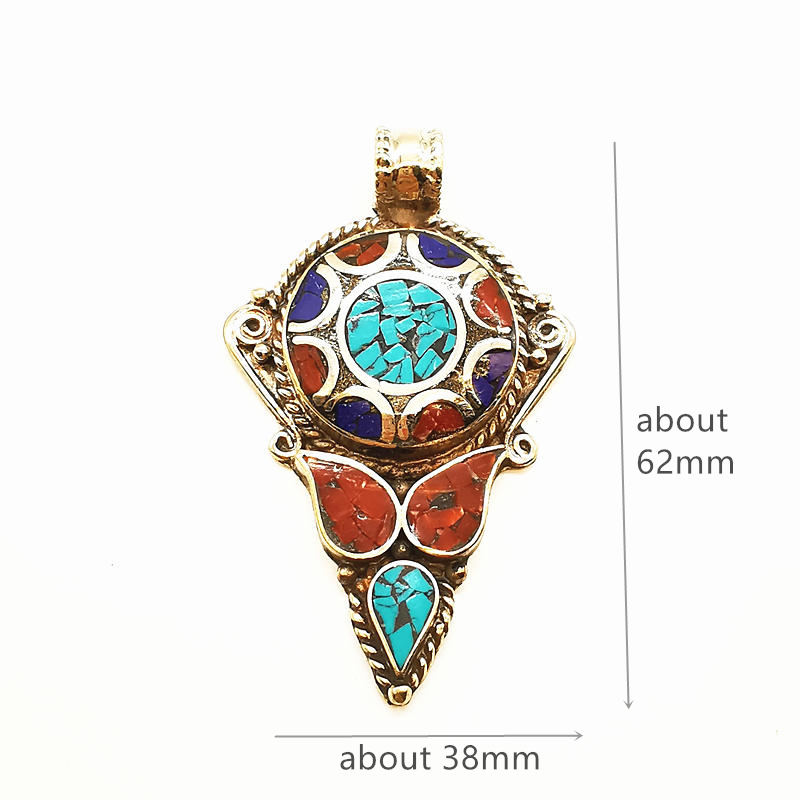 Nepal Hand Vintage Big Pendant - Ethnic Fashion Com incelemesi ve fiyatı