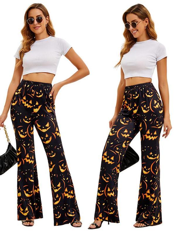 Halloween Bat Pumpkin Print Wo - Ethnic Wear Fashion Brand incelemesi ve fiyatı