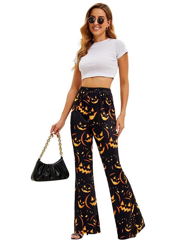 Halloween Bat Pumpkin Print Wo - Ethnic Wear Fashion Brand incelemesi ve fiyatı