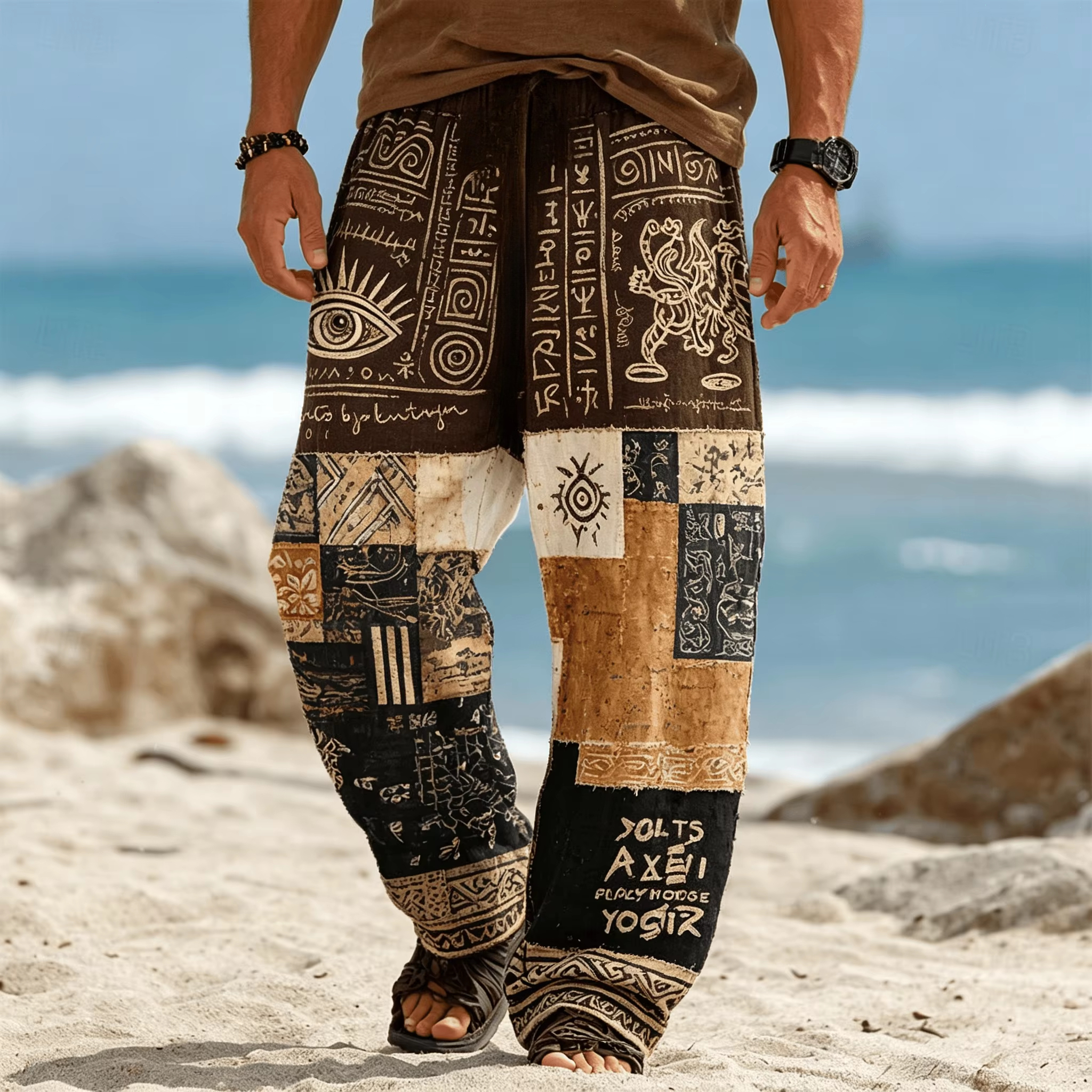 Summer Fashion New Bohemian Et - Ethnic Fashion Men incelemesi ve fiyatı