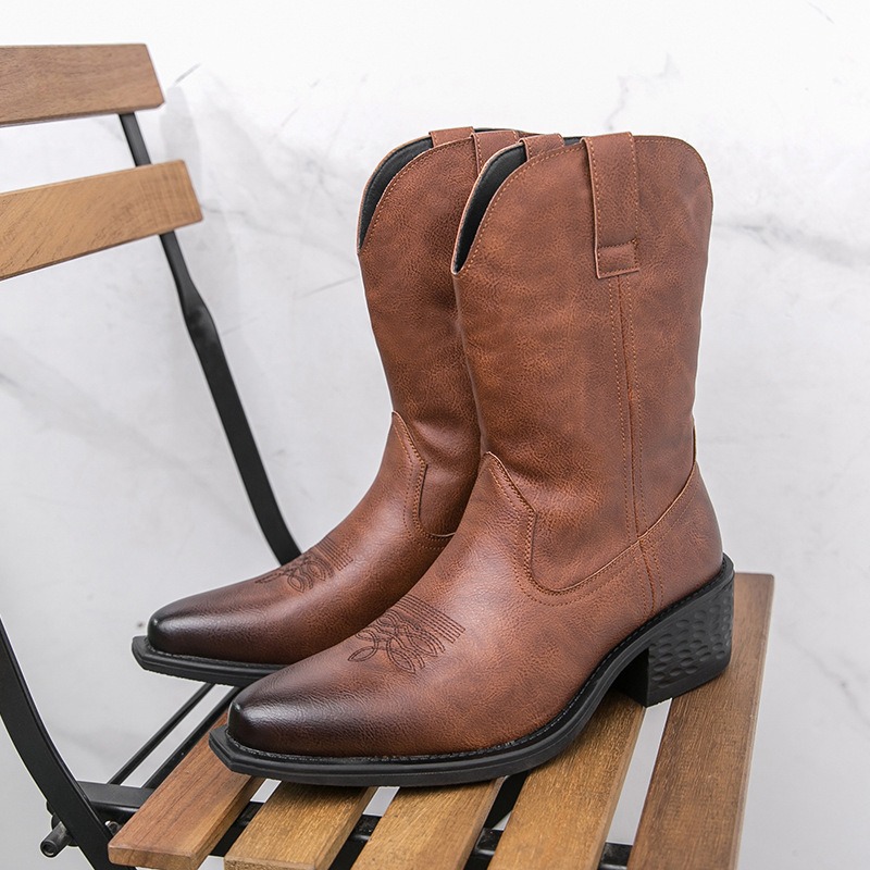 Men Boots Classic Embroidery W - Ethnic Fashion Men incelemesi ve fiyatı
