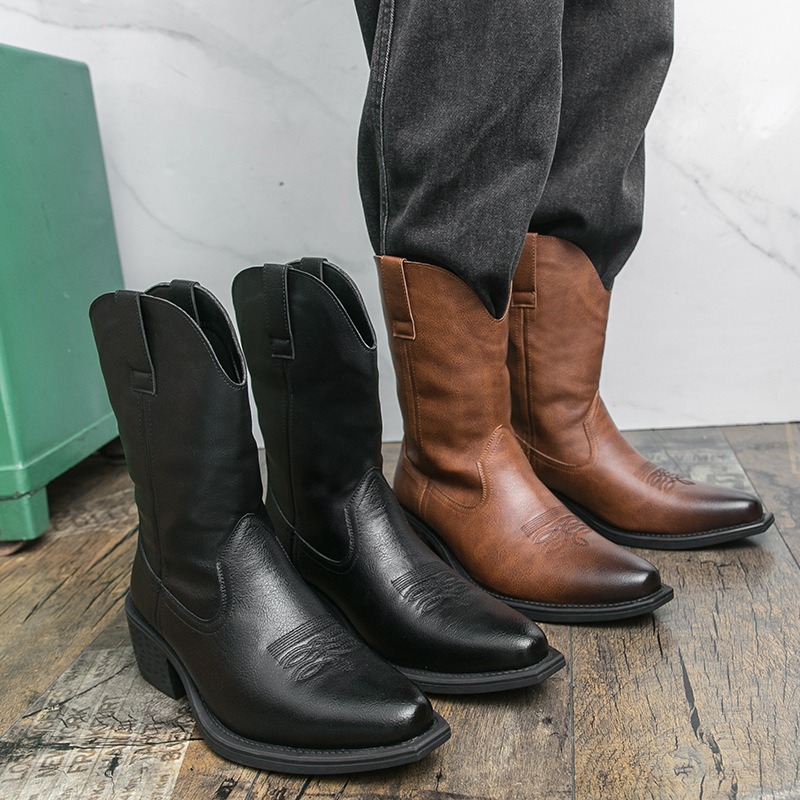 Men Boots Classic Embroidery W - Ethnic Fashion Men incelemesi ve fiyatı