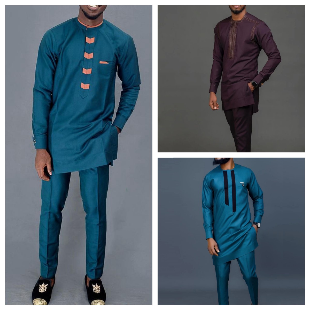 New 2Pc Luxury African Traditi - Dashiki Shirt Men incelemesi ve fiyatı