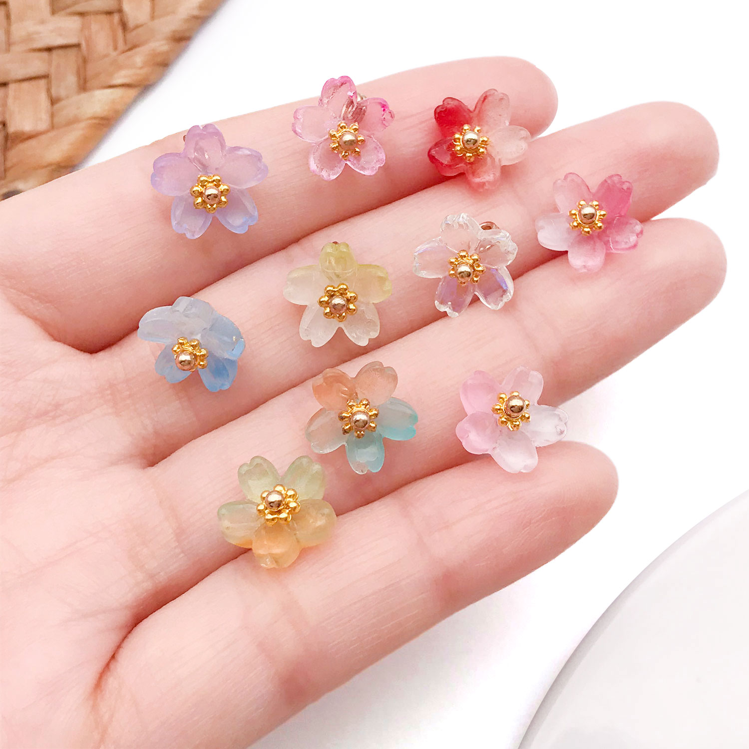 10/20pcs Vibrant Glass Cherry  - Ethnic Modern Fashion incelemesi ve fiyatı
