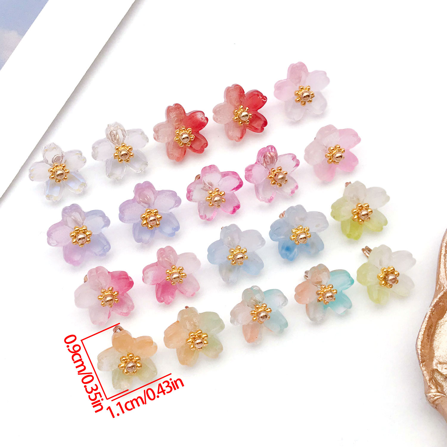 10/20pcs Vibrant Glass Cherry  - Ethnic Modern Fashion incelemesi ve fiyatı